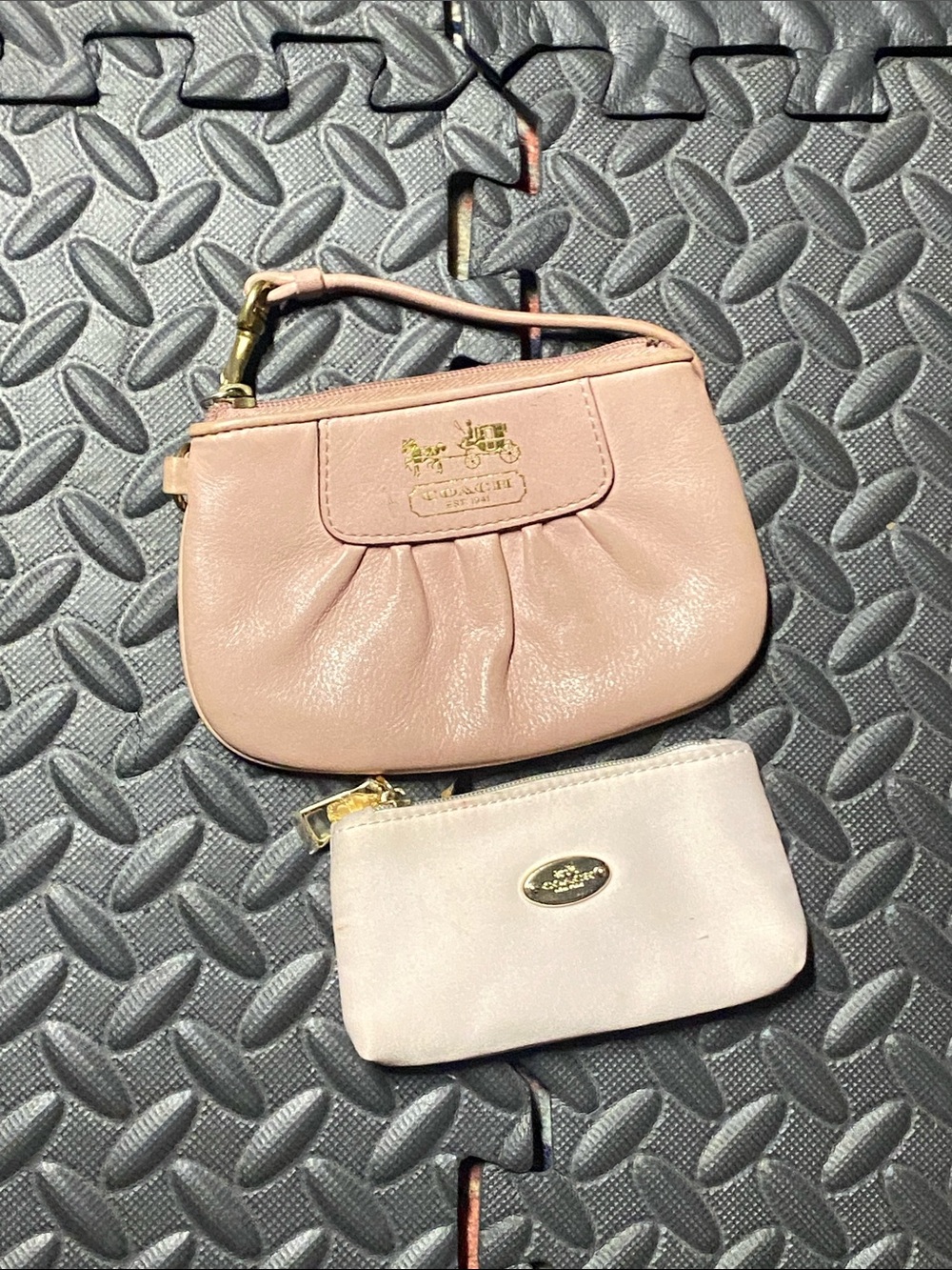 Bundle of two coach wallet